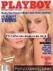 Adult magazine Playboy September 1989 Playmate Twins